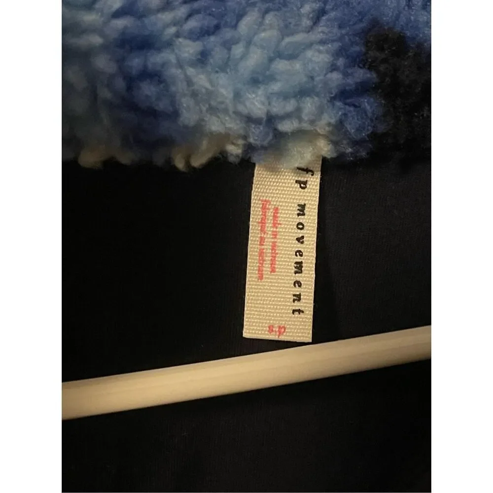 Free People Women's Tie Dye Fleece Pullover Sweatshirt Size S Multicolor - Picture 5 of 7